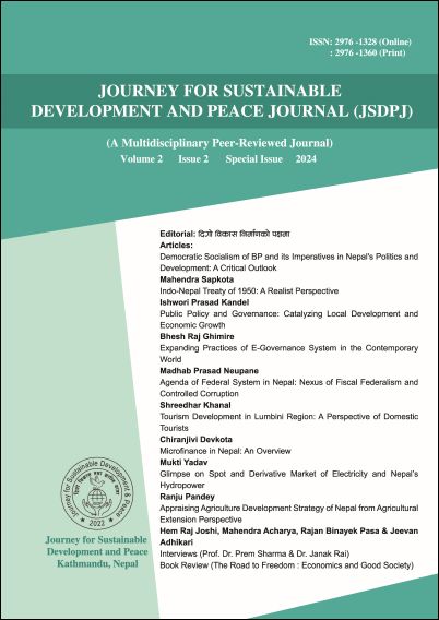 					View Vol. 2 No. 2 (2024): Special Issue: Frontiers of Sustainable Development
				